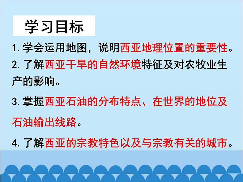 湘教版地理七年级下册 7.3 西亚课件703