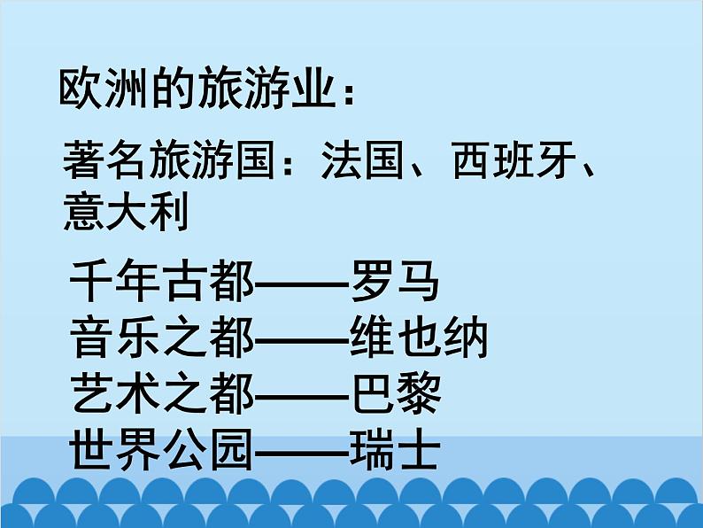 湘教版地理七年级下册 7.4 欧洲西部课件305