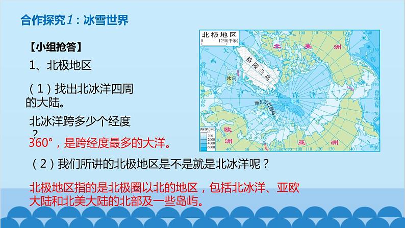 湘教版地理七年级下册 7.5 北极地区和南极地区课件3第4页