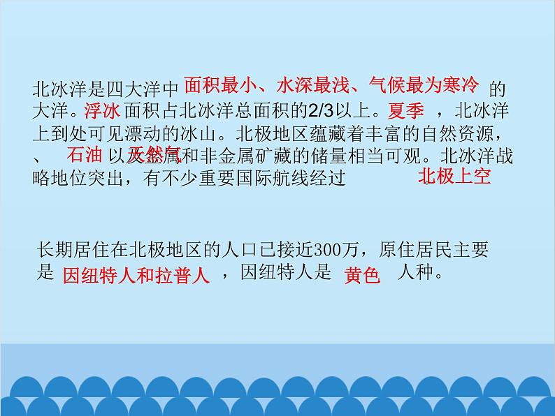 湘教版地理七年级下册 7.5 北极地区和南极地区课件7第6页