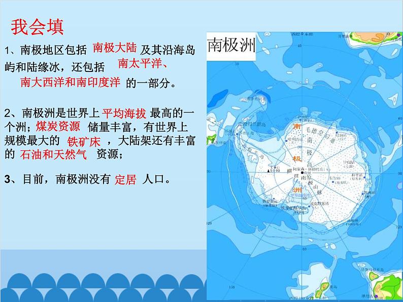 湘教版地理七年级下册 7.5 北极地区和南极地区课件7第8页