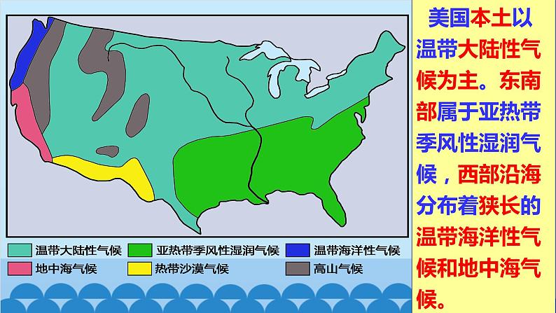 湘教版地理七年级下册 8.5美国  课件208