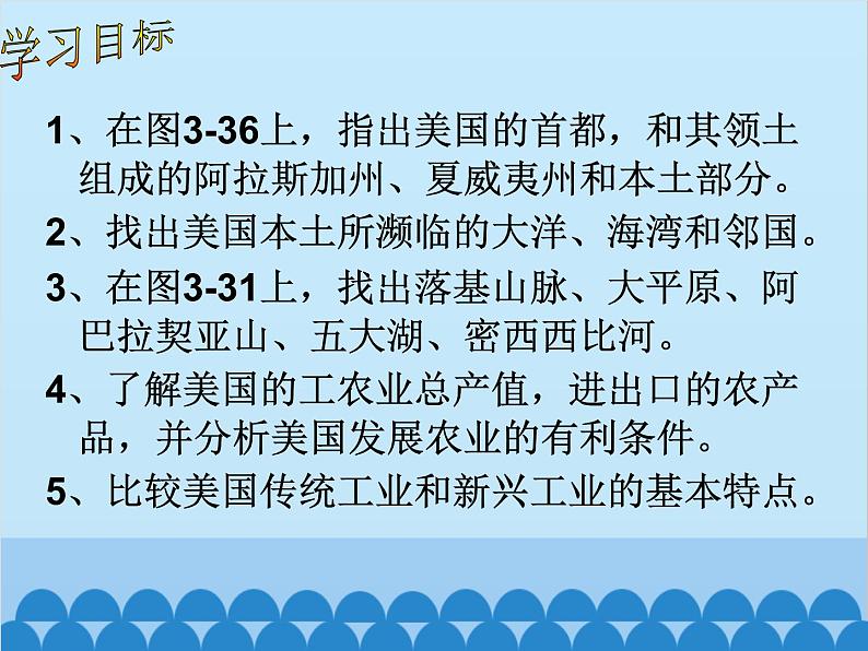 湘教版地理七年级下册 8.5美国  课件304