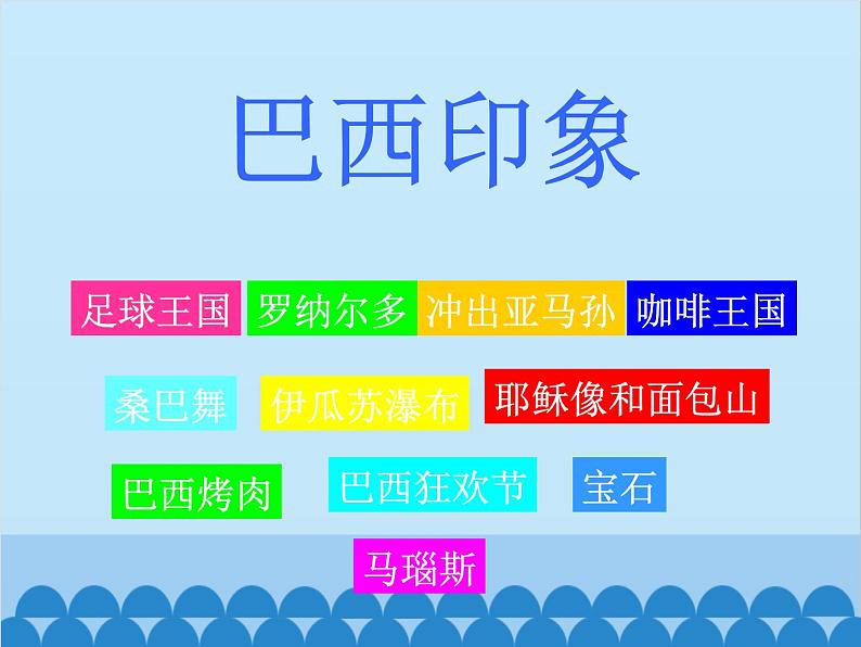 湘教版地理七年级下册 8.6 巴西  课件10第2页