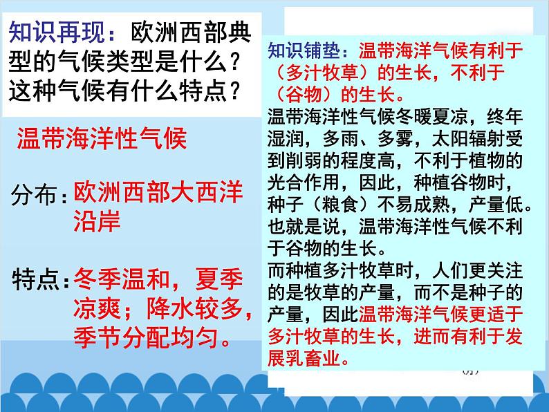 湘教版地理七年级下册 7.4 欧洲西部课件7第8页