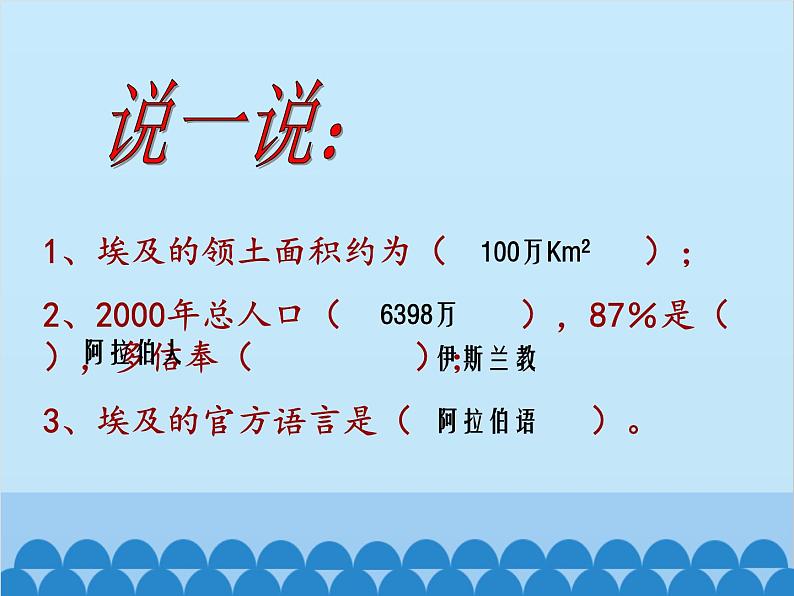 湘教版地理七年级下册 8.2埃及 课件4第7页