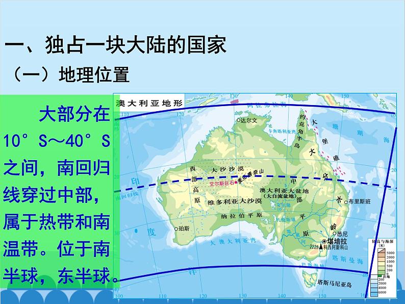 湘教版地理七年级下册 8.7澳大利亚  课件5第7页