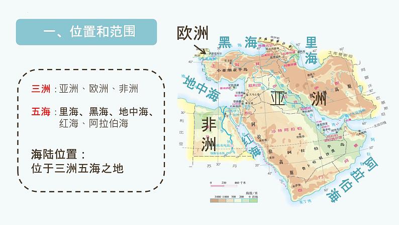 8.1++中东+课件-2023-2024学年七年级地理下学期人教版08