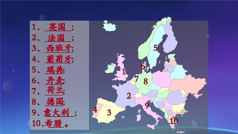 人教版初中地理七年级下册地理第八章第二节 欧洲西部课件第7页