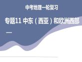 中考地理一轮复习考点练习课件专题11 中东（西亚）和欧洲西部（含答案）