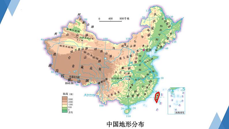 2.1 中国的地形 第1课时 课件-2023-2024学年八年级地理上学期湘教版第6页