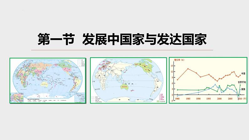 5.1 发展中国家与发达国家 课件-2023-2024学年七年级地理上学期湘教版01