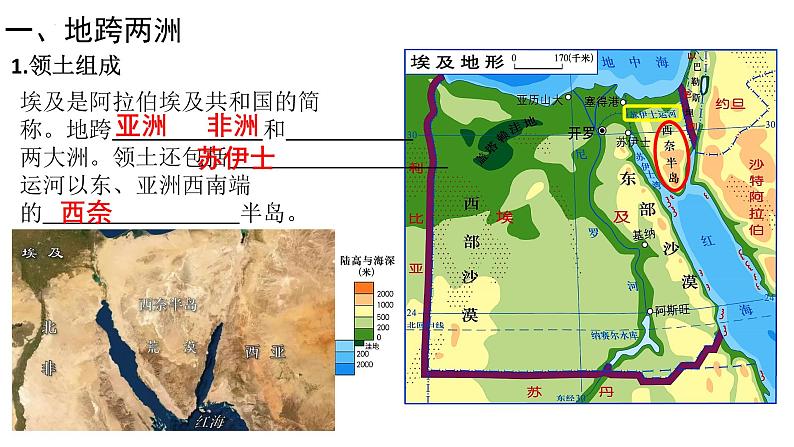 8.2 埃及——位置、自然环境、经济 课件-2023-2024学年七年级地理下学期湘教版第4页