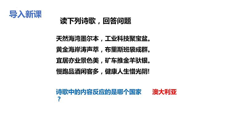 8.4 澳大利亚 课件-2023-2024学年七年级地理下学期人教版02