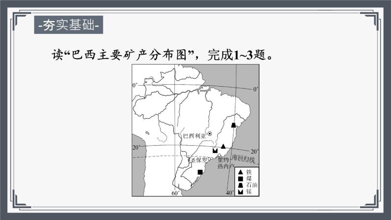 8.6《巴西》同步练习（分层练习课件）2023-2024学年湘教版地理七年级下册02