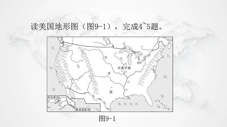 人教版七年级地理下册第九章第一节第一课时民族大熔炉农业地区专业化练习课件05