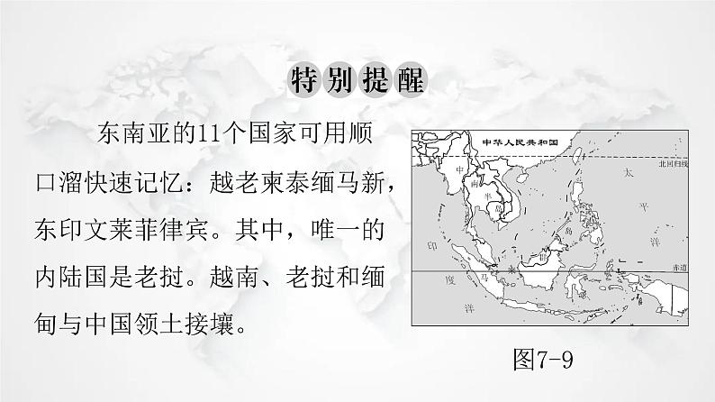 人教版七年级地理下册第七章第二节第一课时“十字路口”的位置热带气候与农业生产教学课件05