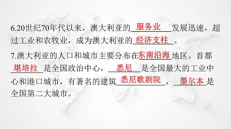 人教版七年级地理下册第八章第四节澳大利亚教学课件第8页