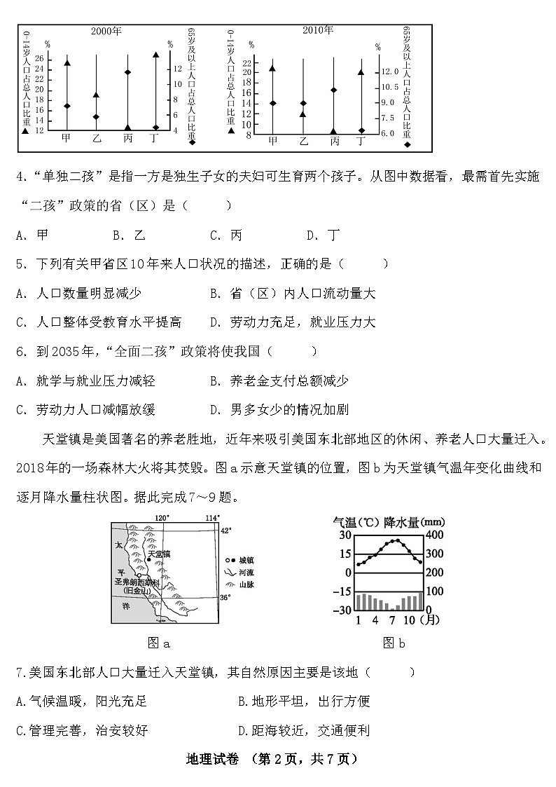 2024年辽宁省沈阳市中考二模地理试题02