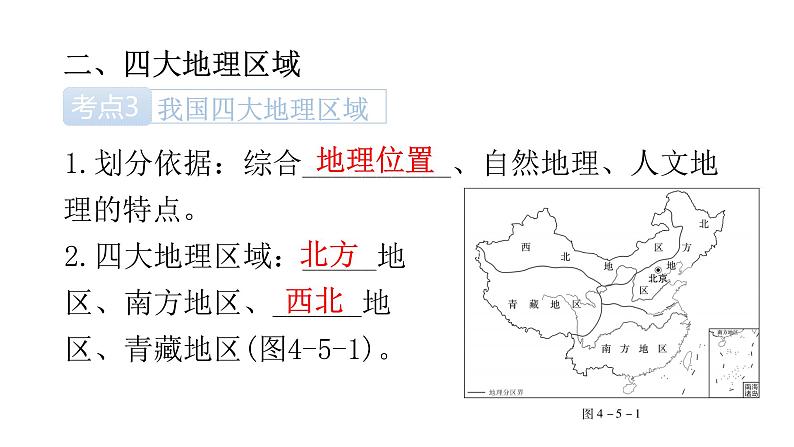 中考地理复习中国地理(下)专题五中国的地理差异教学课件第7页