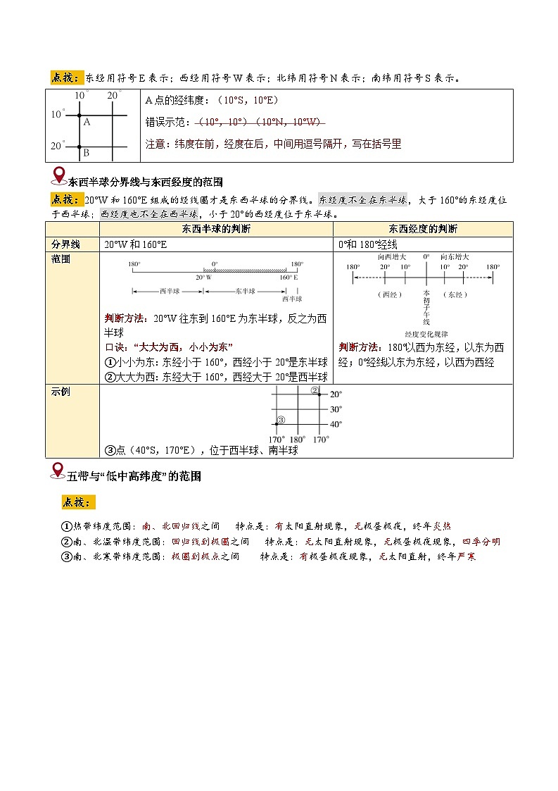 备战2024年中考生物专题-易错点01 地球和地球运动(全国通用)(解析版)第2页