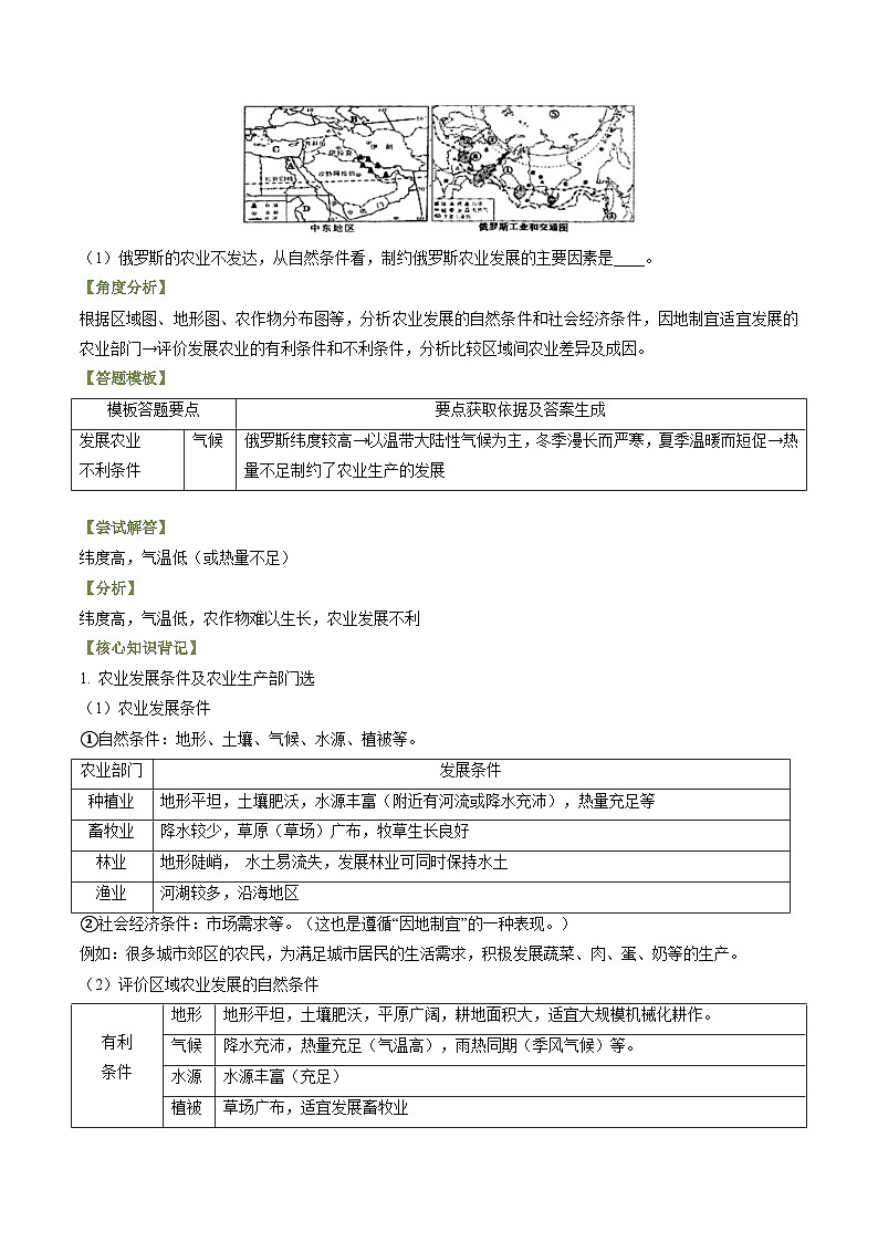 题型突破05  产业交通条件评析类-备战2024年中考地理真题题型分类总结（全国通用）（原卷版）第2页