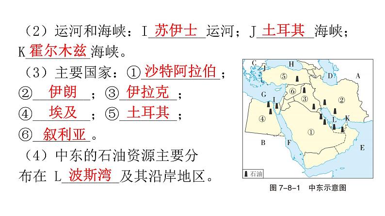 中考地理复习七年级下册第八章东半球其他的地区和国家课件第4页