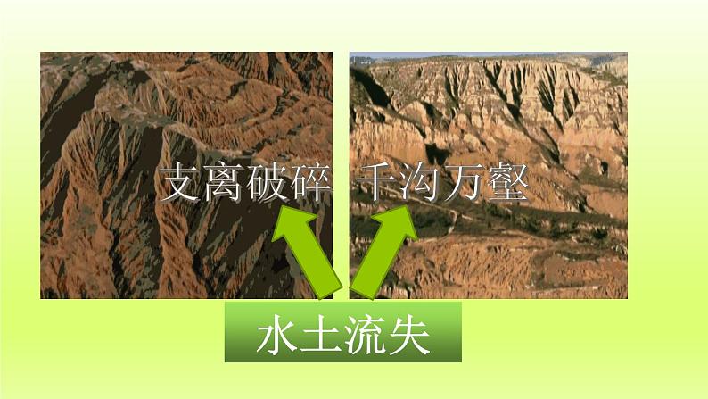 第六章北方地区第三节世界最大的黄土堆积区__黄土高原第2课时严重的水土流失水土保持课件（人教版）第1页