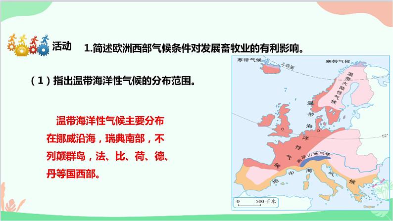 人教版地理七年级下册 第八章 第二节 欧洲西部 二 现代化的畜牧业 繁荣的旅游业课件第7页