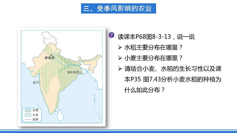 仁爱版地理课七年级下册 8.3 印度 第2课时 课件第8页