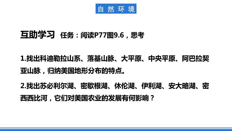 鲁教版地理六年级下册 9.1 美国（第2课时） 课件第6页
