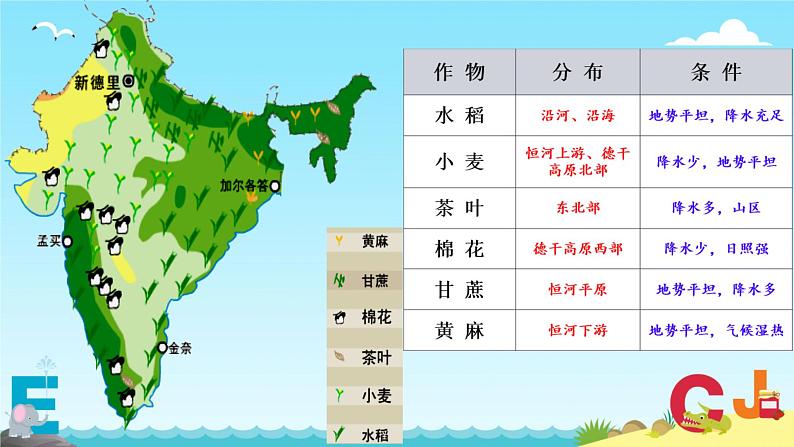 7.3 印度 课件----2023-2024学年地理人教版七年级下册第8页