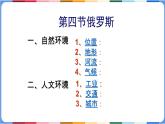 第7章第4节俄罗斯 课件-----2023-2024学年地理人教版七年级下册