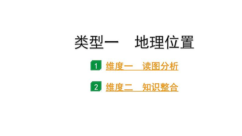 2024福建中考地理二轮复习专题二 区域自然地理要素分析 （课件）第1页