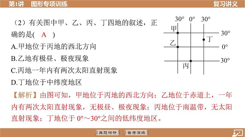 第1讲 图形专项训练 复习讲义课件2024中考地理总复习专题突破第4页