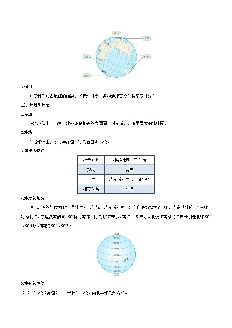 【暑假衔接】第01讲 地球和地球仪（原卷版）—新七年级地理暑假精品自学课第3页