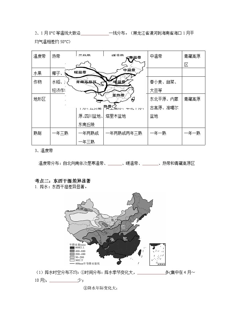 第05讲 中国的气候-【暑假衔接】新七升八地理暑假精品课讲义（人教版）02