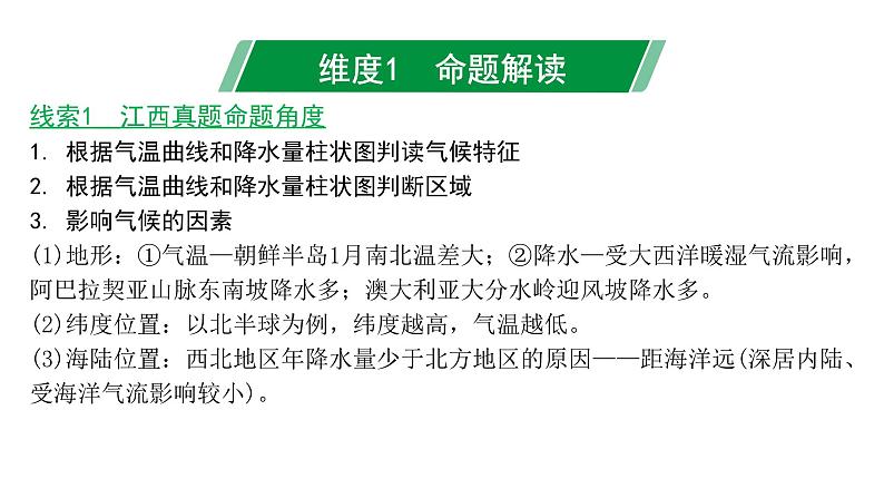 2024江西中考地理二轮复习专题五 气候及其影响 （课件）02