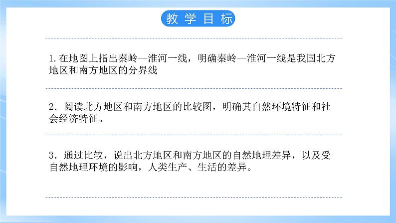 仁爱科普版地理八年级下册 6.2 北方地区和南方地区课件05