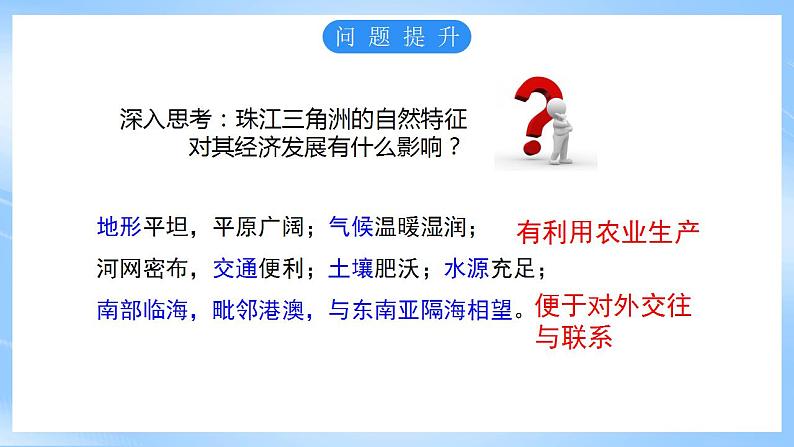 仁爱科普版地理八年级下册 7.3 珠江三角洲地区 课件07