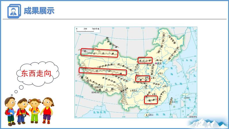 2.1 中国的地形第1课时山脉纵横交织课件 ----2024年初中秋季地理湘教版八年级上册第5页
