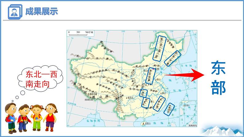 2.1 中国的地形第1课时山脉纵横交织课件 ----2024年初中秋季地理湘教版八年级上册第7页