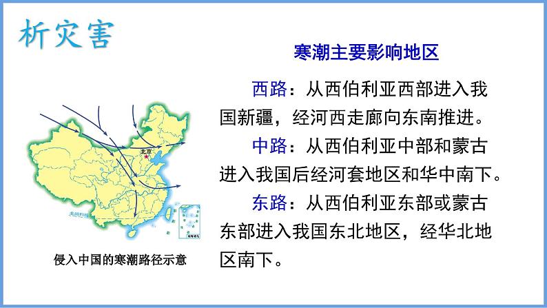 2.2 中国的气候第3课时干旱、洪涝、台风、寒潮等气象灾害课件 ----2024年初中秋季地理湘教版八年级上册第8页