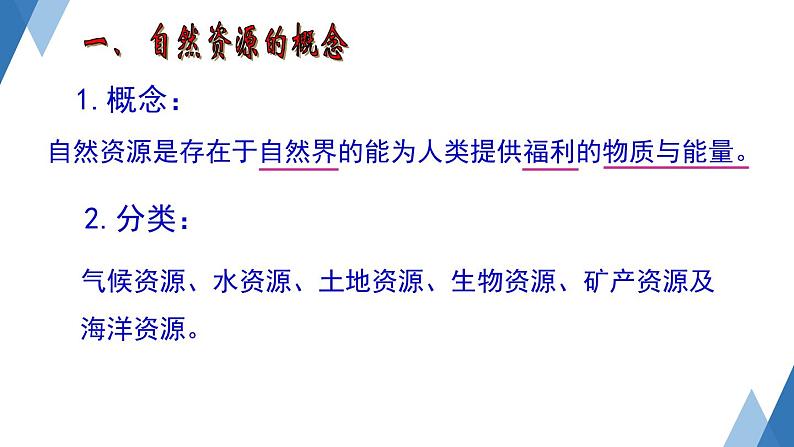 3.1 自然资源概况 课件 ----2024年初中秋季地理湘教版八年级上册06