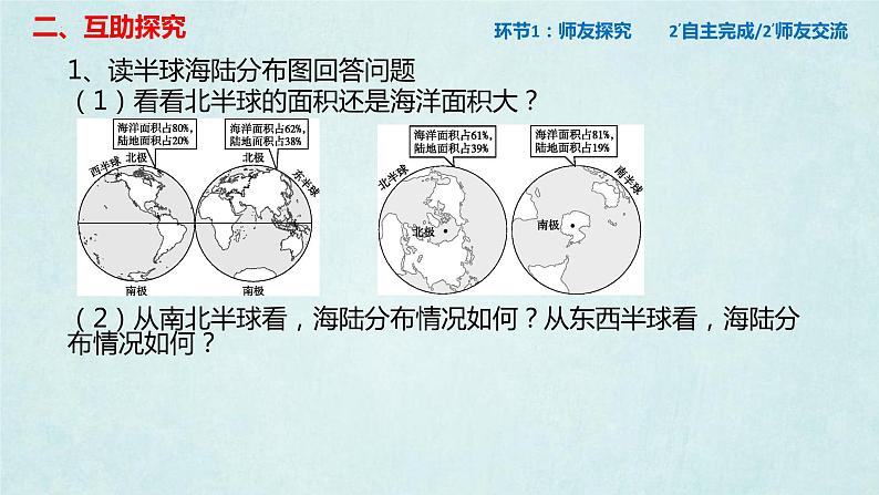 2.2 世界的海陆分布 课件-2024年初中秋季地理湘教版七年级上册07