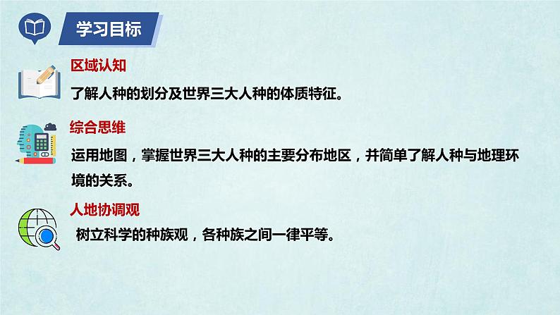 3.2世界的人种 课件--2024年初中秋季地理湘教版七年级上册03