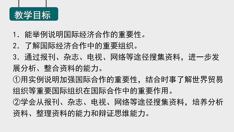 5.2 国际经济合作课件---2024年初中秋季地理湘教版七年级上册03