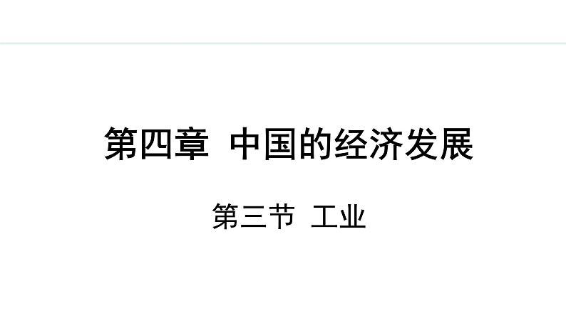 人教版八年级地理上册课件 4.3 工业01