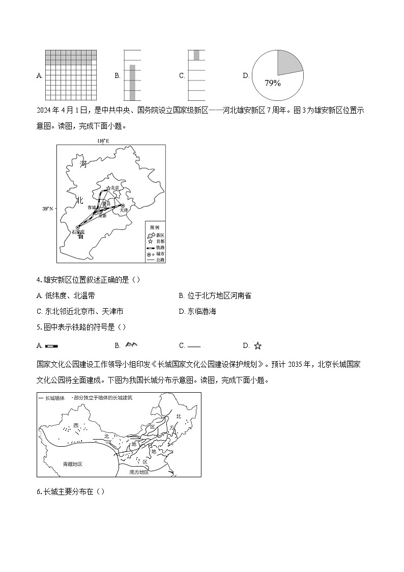 2023-2024学年北京市延庆区八年级下学期期末地理试卷（含解析）02