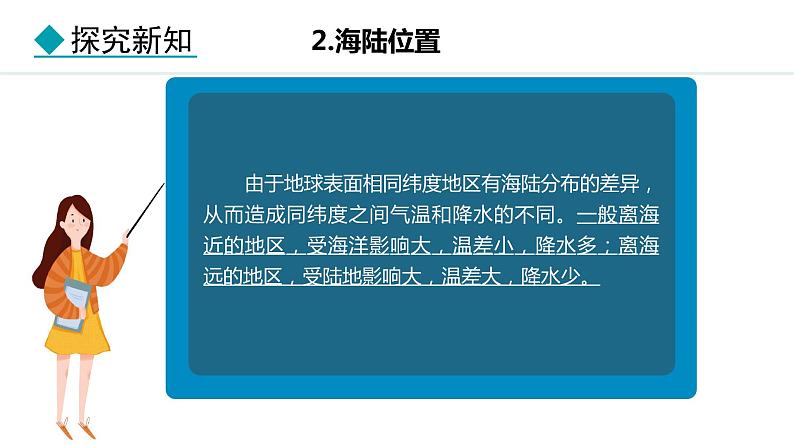 4.4.2 影响气候的因素 气候与人类活动（课件）-2024-2025学年七年级地理上学期人教版（2024）07